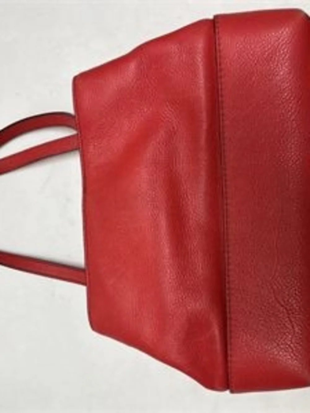 Kate Spade Red Leather Shoulder Tote Purse